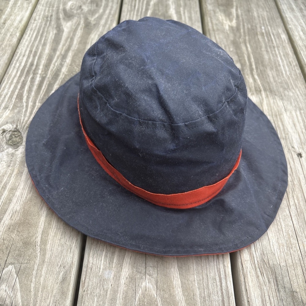 Karema Deodato Rain Hat Medium waxed canvas handmade NWT